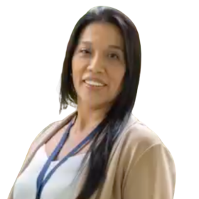 Yoana Castañeda, líder financiera de la Asociación Amigos con Calor Humano.